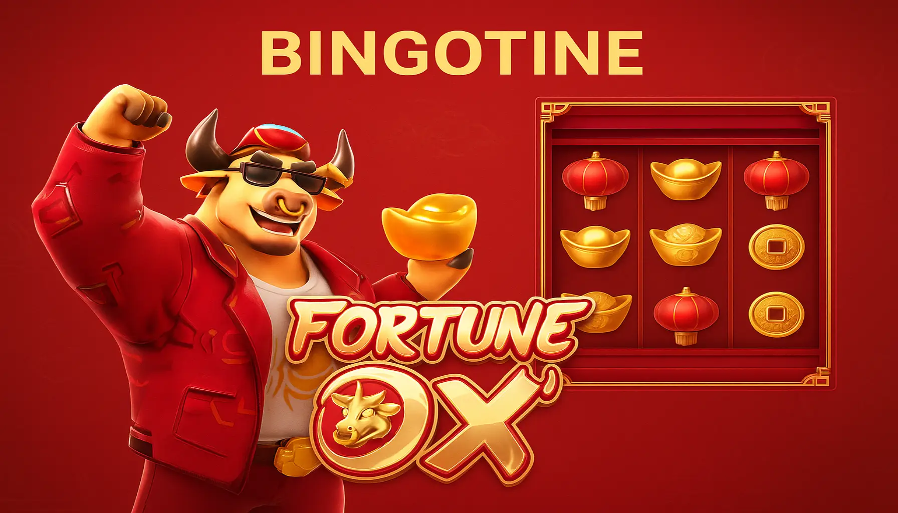 Fortune Ox no BINGOTINE - Aposte Agora e Reivindique Seus Ganhos