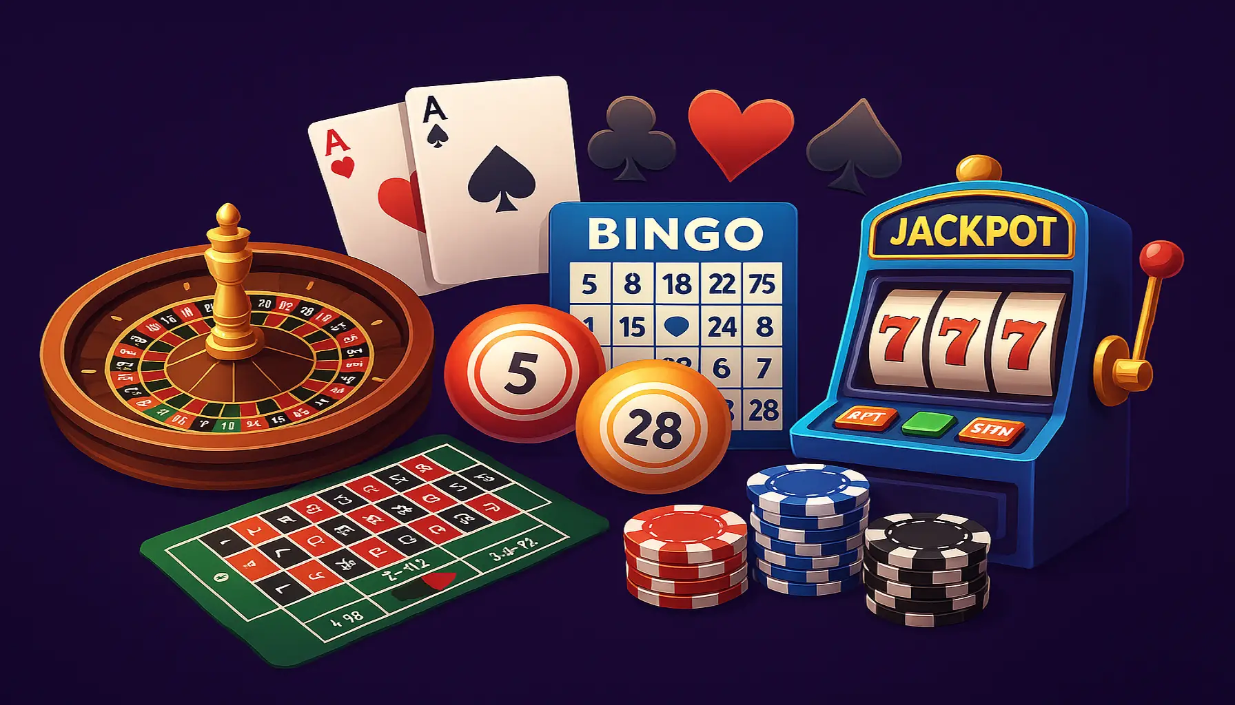 Jogos de cassino online BINGOTINE